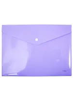 Папка-конверт А4 на кнопке "NEWtone PASTEL", ассорти