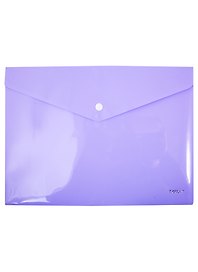 Папка -конверт А4 на кнопке «NEWtone PASTEL», в ассортименте, Hatber