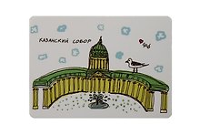 Сувенир КОМПЛЕКТ Магнит70х50 Казанский собор