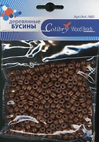 Деревянные бусины Colibry (NB1-10-B) (упаковка)