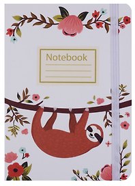 Записная книжка «Sloth» А6, в клетку, Kairui