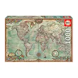 Пазл Educa 1000 эл. Миниатюра "Политическая карта мира"