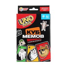 Настольная карточная игра «Куб мемов UNO минута»