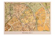 Открытка одинарная "Карта.Москва 1901"