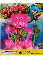 Рыбалка заводная Медвежонок Fishing Game (ассорти) (385А) (3+) (Наша игрушка) (блистер)