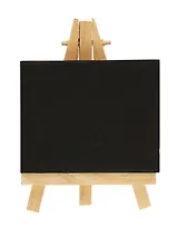 Холст на мольберте 7*9см, черный, в инд.уп. 