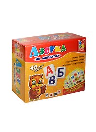 Мягкий пазл «Азбука на магнитах», Vladi Toys