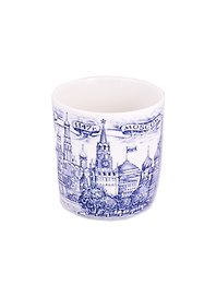 Кружка Москва Набережная фарф.рис.синий (060-2-22)