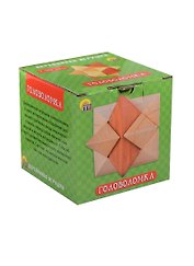 Деревянная игрушка Головоломка-9 (ИД-4199) (Рыжий кот) (7-99л.)