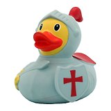 Игрушка для купания LiLaLu Уточка рыцарь