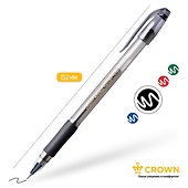 Гелевая ручка черная 0,7 мм, Crown - 1