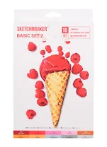 Маркеры 10цв "Basic set 2" карт.кор., Sketchmarker