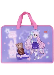 Папка для тетрадей "Friend", молния, ручки, А4