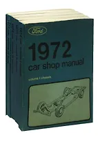 1972 Ford / Lincoln / Mercury Factory Shop Manual (комплект из 5 книг)