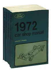 1972 Ford / Lincoln / Mercury Factory Shop Manual (комплект из 5 книг)