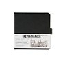 Блокнот для зарисовок12*12см 80л "Sketchmarker Domino" 140г/м2, 7БЦ, черно-белый