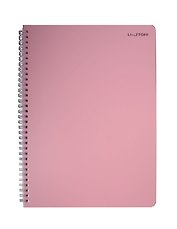 Тетрадь А4 80л кл. "Mauve" пласт.обл., спираль