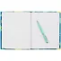 Книга для записей А5 96л лин. "Flower" интегр.переплет, ламинация soft-touch - 2