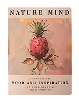 Тетрадь А4- 40л кл. "JANE. Nature Mind" скрепка, мел.картон, мат.ламинация, тиснение фольгой