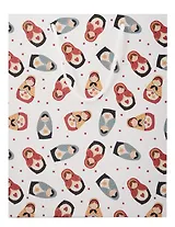 Пакет А4 32*25 "Folk"матрешки, бум.мат.ламинат