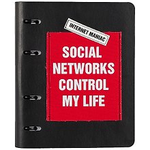 Тетрадь на кольцах «Network» 120 листов в клетку, А5, сменный блок - Infolio