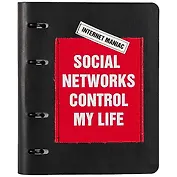 Тетрадь на кольцах в клетку InFolio, Network, 120 листов