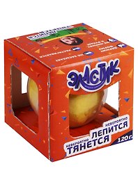 Тянущийся пластилин «Эластик», желтый, 120г