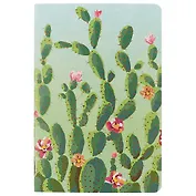 Тетрадь в клетку Blooming cactus, А5, 24 листа, в ассортименте