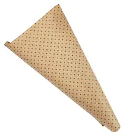 Бумага упаковочная 70*100см "Зеленые снежинки" крафт, НГ, инд.уп.