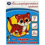 Каллиграфическая пропись. Пишем цифры, буквы, слоги