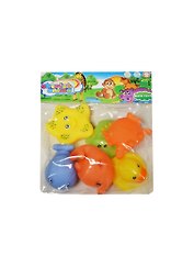 Игровой набор для купания «Резиновые животные», 6 штук