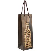 Подарочный пакет для бутылки «Corks», 35 х 13 х 10 см
