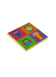 Блок бумаги 75*75 самоклеящийся "Совы.Owls-1", 50л, Принтстик