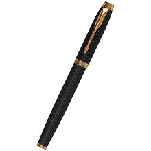 Перьевая ручка Parker, IM Premium Black/Gold GT, синяя