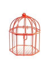 Кукольный аксессуар «Клетка шкатулка красная», 8х6