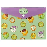 Папка-конверт А5 на кнопке "Кошки-пончики"