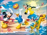 Step puzzle кубики 12 шт.Микки Маус в картонной упаковке 87157