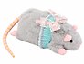 Мягкая игрушка Мышка с кружевной повязкой (серая) (22см) (12-G12-8)