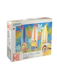 Пазл 500А 01684 Minions На гребне волны Чем.01684 (47х33см) (4+) (коробка)