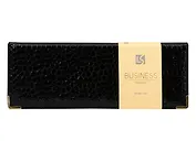 Планинг дат. 2026г. 56л "Business Premium. Lizard" черный, 7Б, тв.переплет, настольный, иск.кожа, обл.поролон, евроспираль, съемный тонир.блок, мет.уголки, инд.уп