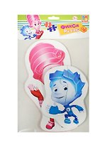 Мягкие пазлы Baby puzzle Фиксики Макси (VT1108-02) (2 пазл.карт., 8 и 4 эл.) (4 мм) (3+) (упаковка)