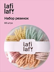 Набор резинок для волос, пастельные оттенки, 2.5 см, 60 штук, Lafilaf