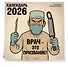 Врач - это призвание! Календарь настенный на 2026 год (300х300 мм) - 1