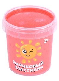 Шариковый пластилин модели "Puzzle Foam", красный