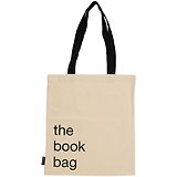 Сумка-шоппер The book bag бежевая, текстиль 40см.*32см.