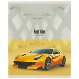 Тетрадь в клетку Unnika, Fast Line, 48 листов, в ассортименте