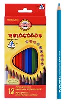 Карандаши цветные Koh-I-Noor, Triocolor, 12 цветов