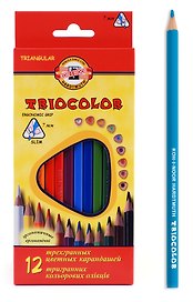 Карандаши цветные «Triocolor», Koh-i-Noor, 12 цветов