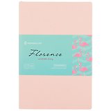 Недатированный ежедневник «Florence», розовый, 160 листов, В6