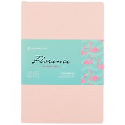 Ежедневник недатированный «Florence» В6, розовый, 160 листов, кожзам, Greenwich Line
